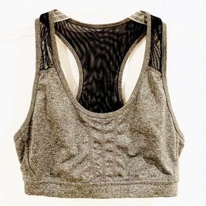 Head • Gray/Black Medium Size Sports Bra